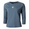 Stripes Longsleeve Dames - blauw, 