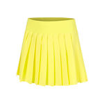 Quiet Please Tenniskleding Quiet Please Love Pleated Rok Dames - geel, wit