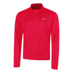 Nike Kleding Nike Pacer Half-Zip Longsleeve Hardloopshirt Heren-rood