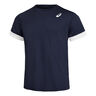 Court T-shirt Heren - donkerblauw, wit