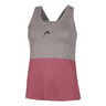 Play Tech Tanktop Dames-Roze,Wit