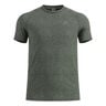 Essential Seamless Hardloopshirt Heren-olijf
