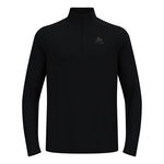 Odlo Hardloopshirt Odlo Essential 1/2 Zip Hardloopshirt Heren-zwart, zwart