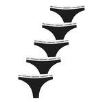 Bj&ouml;rn Borg String Bj&ouml;rn Borg Logo Thong 5 P String Dames-zwart, wit