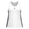 Club 25 Tech Tanktop Dames-Wit,Donkerblauw