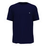 Solid T-shirt Heren-Donkerblauw