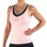 Ottey Tanktop Dames - roze, zwart