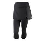 Wilson Kleding Wilson Capri IV Rok Dames-Zwart,Wit