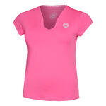BIDI BADU Kleding BIDI BADU Bella 2.0 Tech V-Neck T-shirt Dames-Pink,Wit