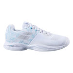 Babolat Tennisschoenen Babolat Propulse Blast Tennisschoen tapijt Dames - wit, lichtblauw