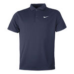 Nike Tenniskleding Nike Dri-Fit Solid Polo Heren-Donkerblauw