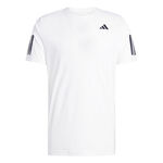 adidas Tenniskleding adidas Club 3Stripes T-shirt Heren-wit