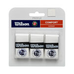 Wilson Overgrips Wilson Pro Overgrip Roland Garros Verpakking 3 Stuks-Wit,Blauw