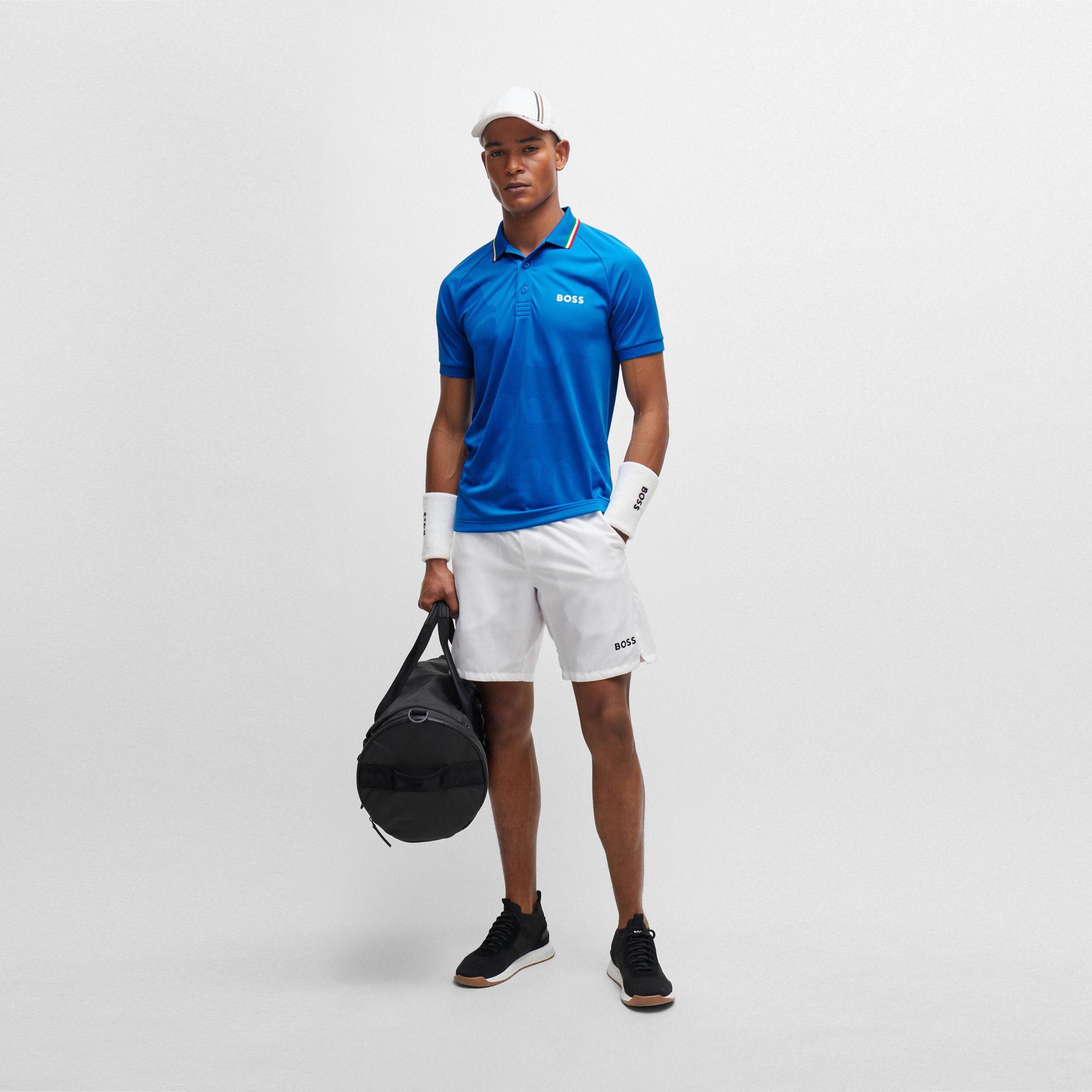 Buy BOSS Patteo MB 14 Polo Heren Blauw online Tennis Point BE