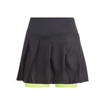 adidas Kleding adidas Pleat Pro Rok Dames-Zwart,Limoen