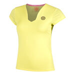 BIDI BADU Kleding BIDI BADU Spectrum V-Neck T-shirt Dames-Geel