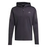 Own The Run Winter Half-Zip Hardloopshirt Heren-Zwart