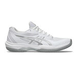 ASICS Tennisschoenen ASICS Game FF Gravelschoen Dames - wit, zilver