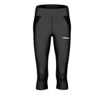 HEAD Kleding HEAD Tech 3/4 Tight Dames-Zwart