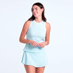 Lucky in Love Kleding Lucky in Love Paris Weave Tanktop Dames - lichtblauw, wit