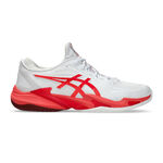 ASICS Tennisschoenen ASICS Court FF 3 Novak Allcourt Schoen Heren-Wit,Koraal