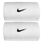 Nike Kleding Nike Swoosh Classic Doublewide Zweetband Unisex - wit, zwart