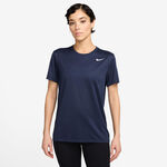 Nike Kleding Nike Dri-Fit T-shirt Dames-Donkerblauw