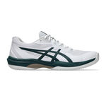 ASICS Tennisschoenen ASICS Game FF / OC Gravelschoen Heren - wit, donkergroen