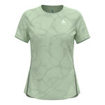 Odlo Kleding Odlo Zeroweight Engineered Chill-Tec Hardloopshirt Dames-Salie