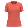 Essential Print Crew Neck Hardloopshirt Dames - oranje, 