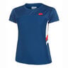 Squadra III T-shirt Dames-Blauw,Wit