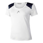 HEAD Kleding HEAD 22 Tech T-shirt Dames - wit, blauw