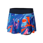 BIDI BADU Kleding BIDI BADU Spike Printed Wavy Rok Dames-Donkerblauw,Blauw