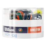 Wilson Toebehoren voor rackets Wilson Roland Garros Collection Bowl Demper Box 75 Stuks-Veelkleurig