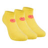 Leana No Show Tech Sportsokken Verpakking 3 Stuks Dames-Geel,Pink