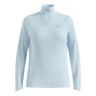 Essential 1/2 Zip Hardloopshirt Dames-lichtblauw