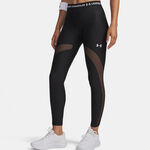 Under Armour Tight Under Armour HeatGear Mesh Tight Dames-zwart, wit