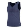 Top Bubble Tanktop Dames - donkerblauw