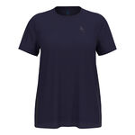 Odlo Kleding Odlo Zeroweight Chill-Tec Hardloopshirt Dames-Donkerblauw