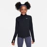Dri-Fit Half-Zip Longsleeve Meisjes - zwart, 