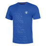 Receiver Embossed T-shirt Heren - blauw, wit