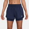 One Dri-Fit Mid Rise 3In 2N1 Shorts Dames-Donkerblauw