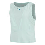 Diadora Tenniskleding Diadora Match Tanktop Dames-groen
