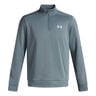 Quarter Half-Zip Longsleeve Heren-lichtblauw