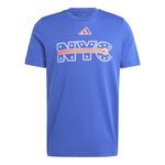 adidas Kleding adidas Tennis New York T-shirt Heren - blauw, veelkleurig