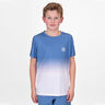 Crew Gradiant T-shirt Jongens-Blauw,Wit