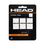 HEAD Overgrips HEAD Padel Pro Verpakking 3 stuks - wit