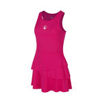Quiet Please Tenniskleding Quiet Please Create Flounce Jurk Meisjes-Pink,Wit
