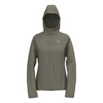 Odlo Kleding Odlo X-Alp Waterproof Hardloopjas Dames-Kaki
