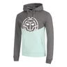 Lunis Lifestyle Sweater Met Capuchon Heren-Donkergrijs,Mint